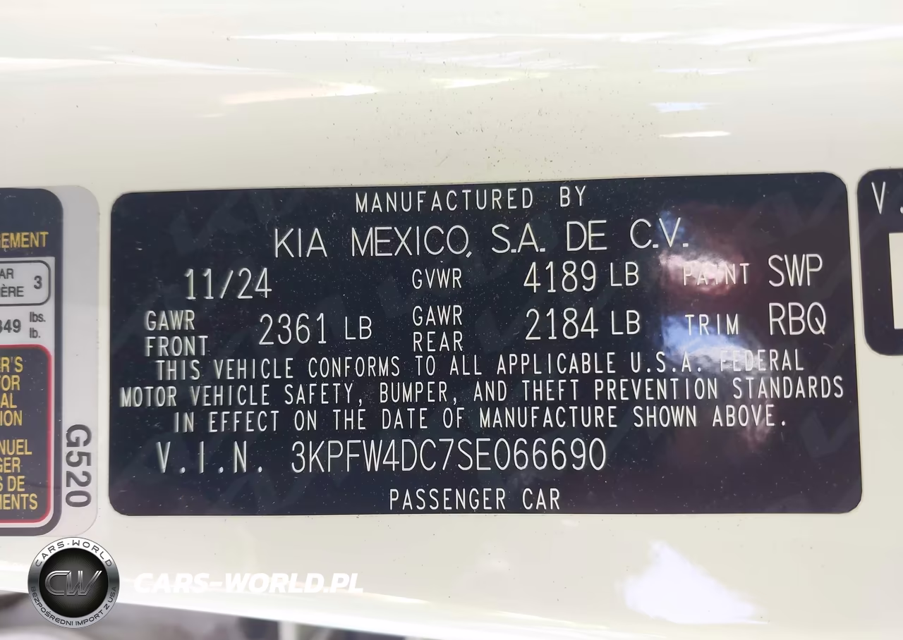 2025 Kia K4 Gt-Line Turbo VIN:3KPFW4DC7SE066690 - 9