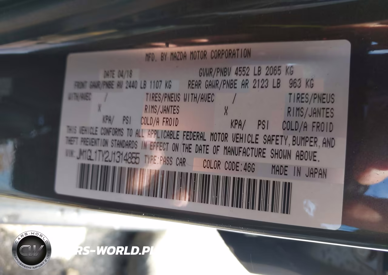2018 Mazda Mazda6 Grand Touring VIN:JM1GL1TY2J1314855 - 9
