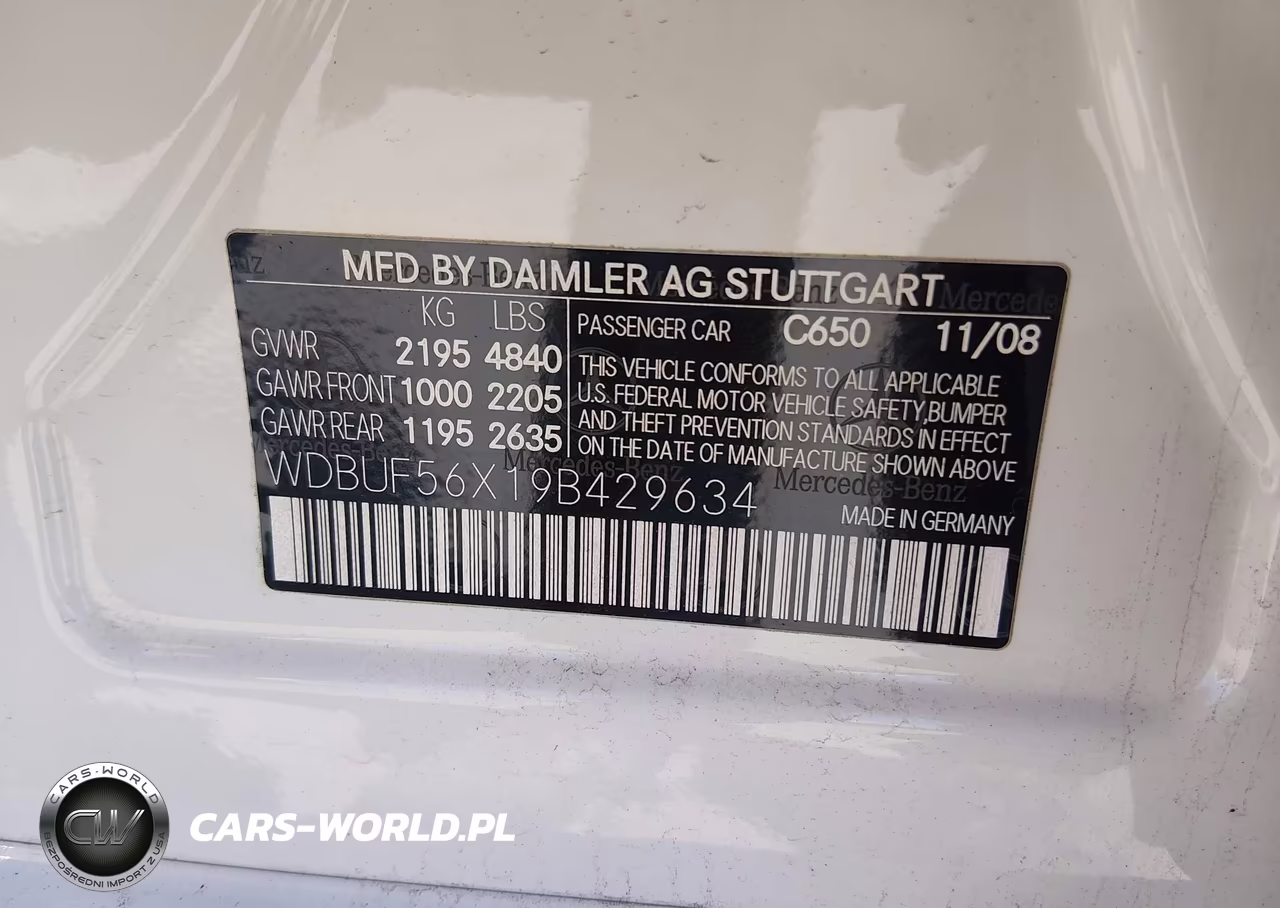 2009 Mercedes-Benz E 350 VIN:WDBUF56X19B429634 - 9
