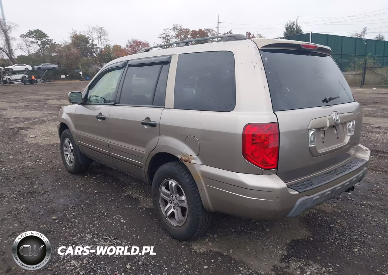 2004 Honda Pilot Ex-L VIN:2HKYF18594H502232 - 3