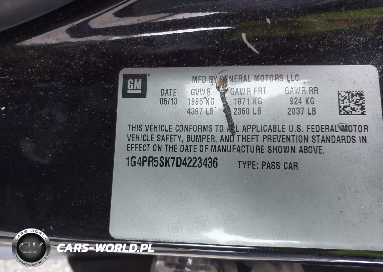 2013 Buick Verano Convenience Group VIN:1G4PR5SK7D4223436 - 9