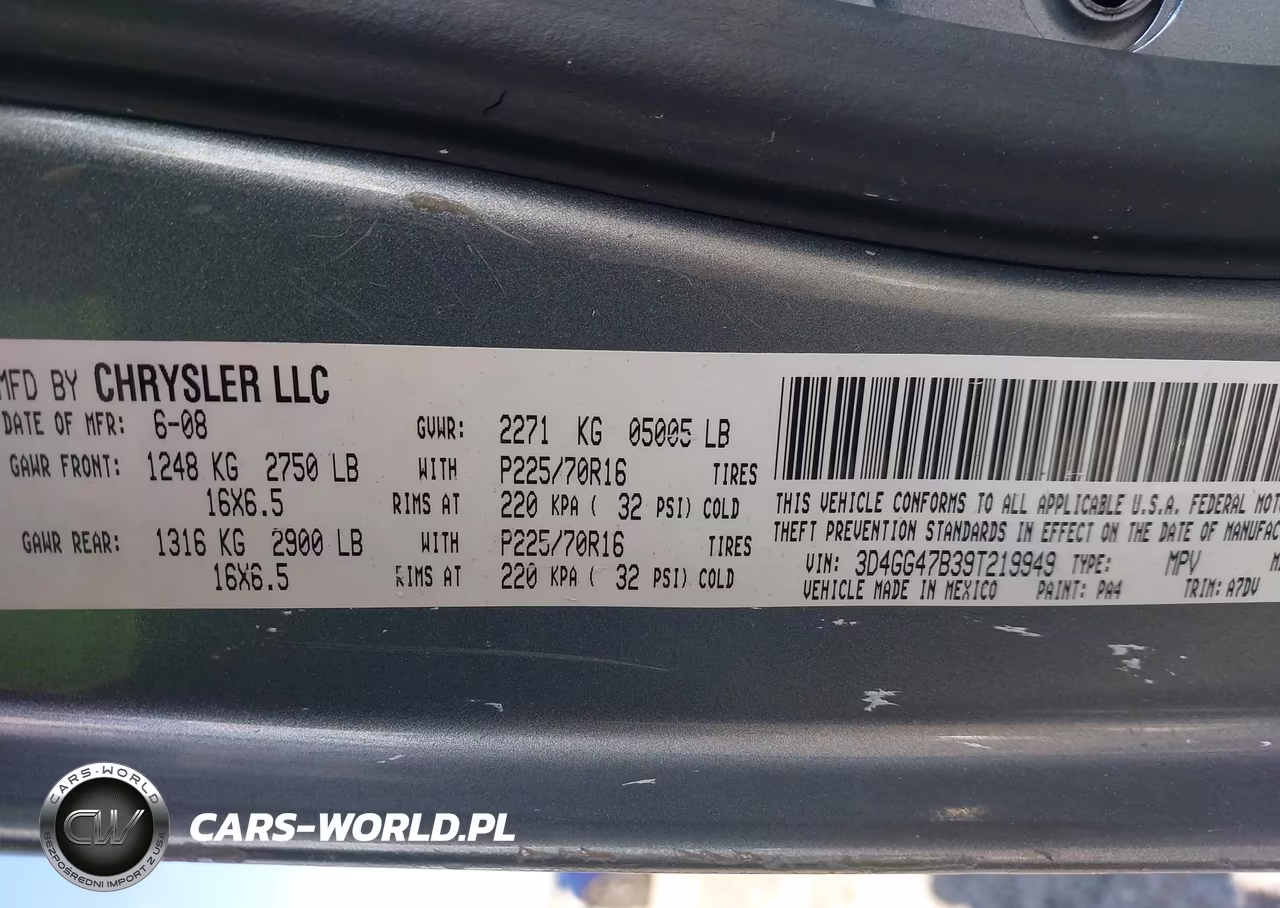 2009 Dodge Journey Se VIN:3D4GG47B39T219949 - 9