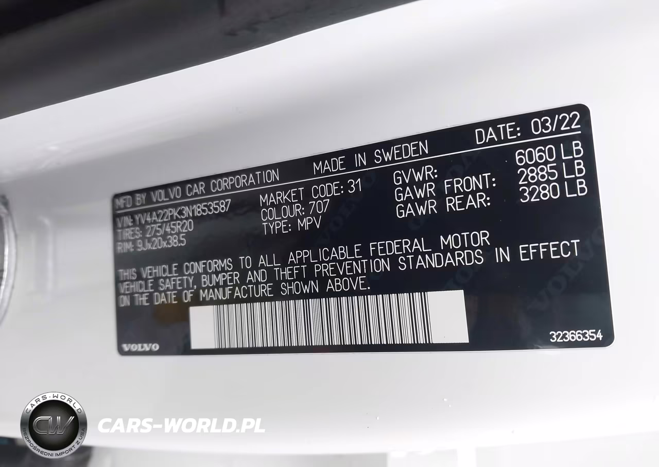 2022 Volvo Xc90 T6 Momentum 7 Passenger VIN:YV4A22PK3N1853587 - 9
