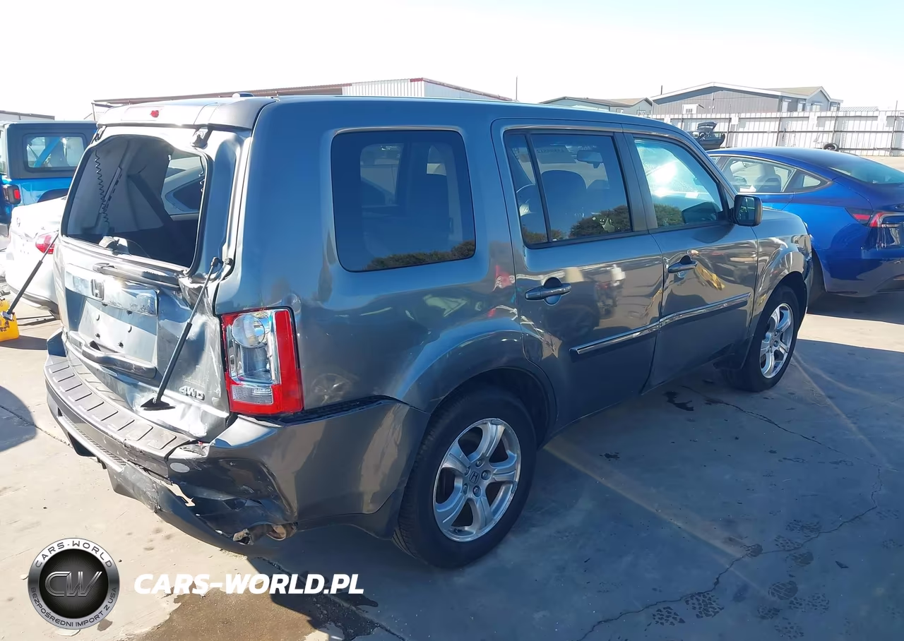 2012 Honda Pilot Ex-L VIN:5FNYF4H57CB061425 - 4