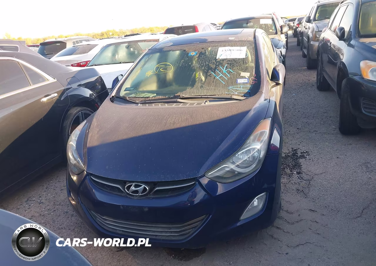 2012 Hyundai Elantra Limited VIN:5NPDH4AE3CH111600 - 12