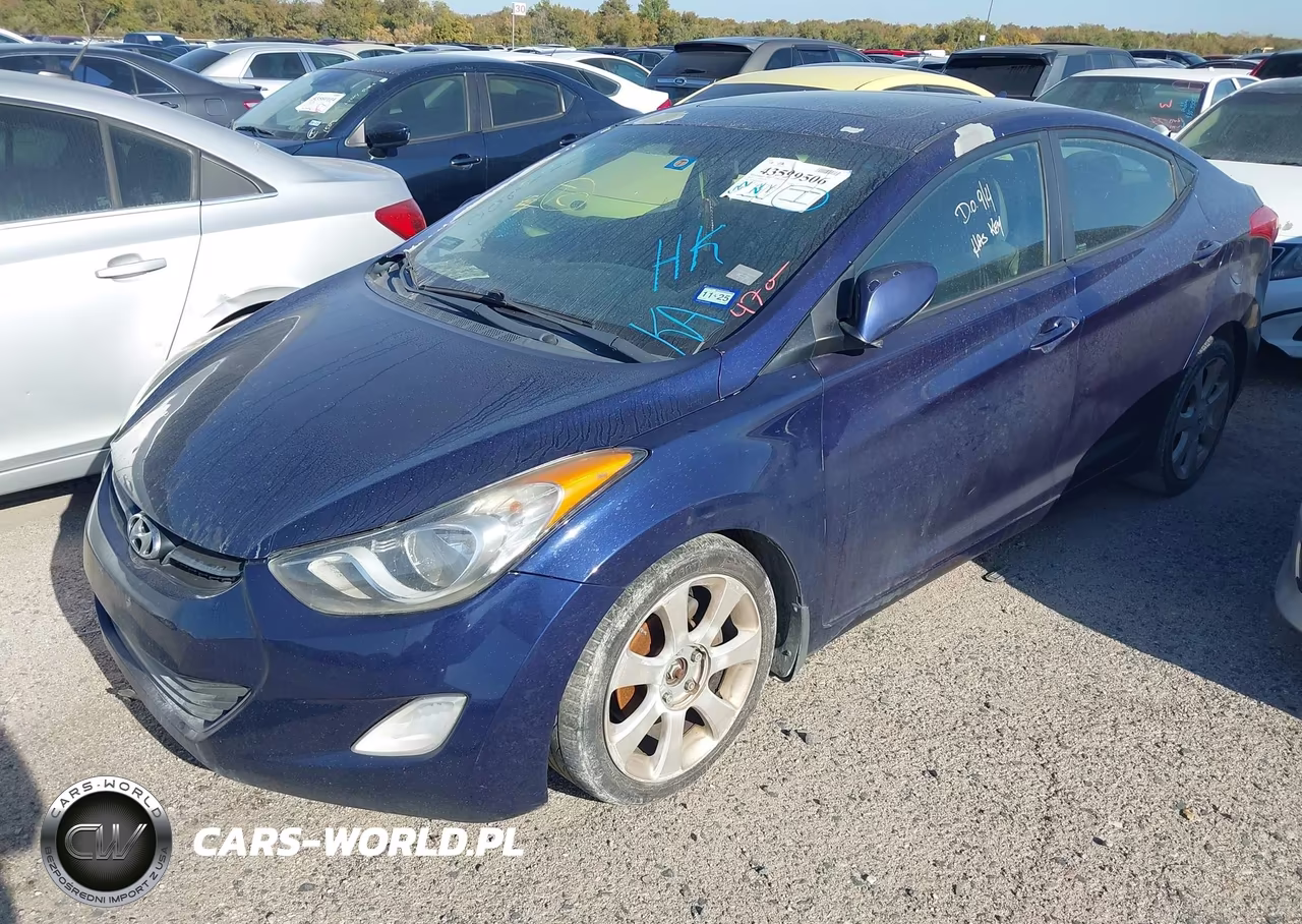 2012 Hyundai Elantra Limited VIN:5NPDH4AE3CH111600 - 2