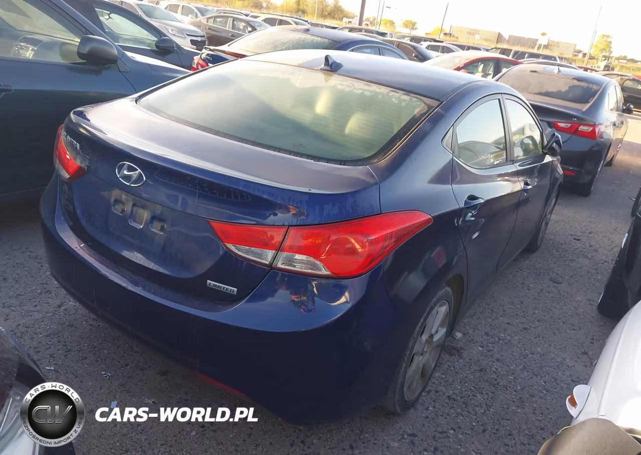 2012 Hyundai Elantra Limited VIN:5NPDH4AE3CH111600 - 4