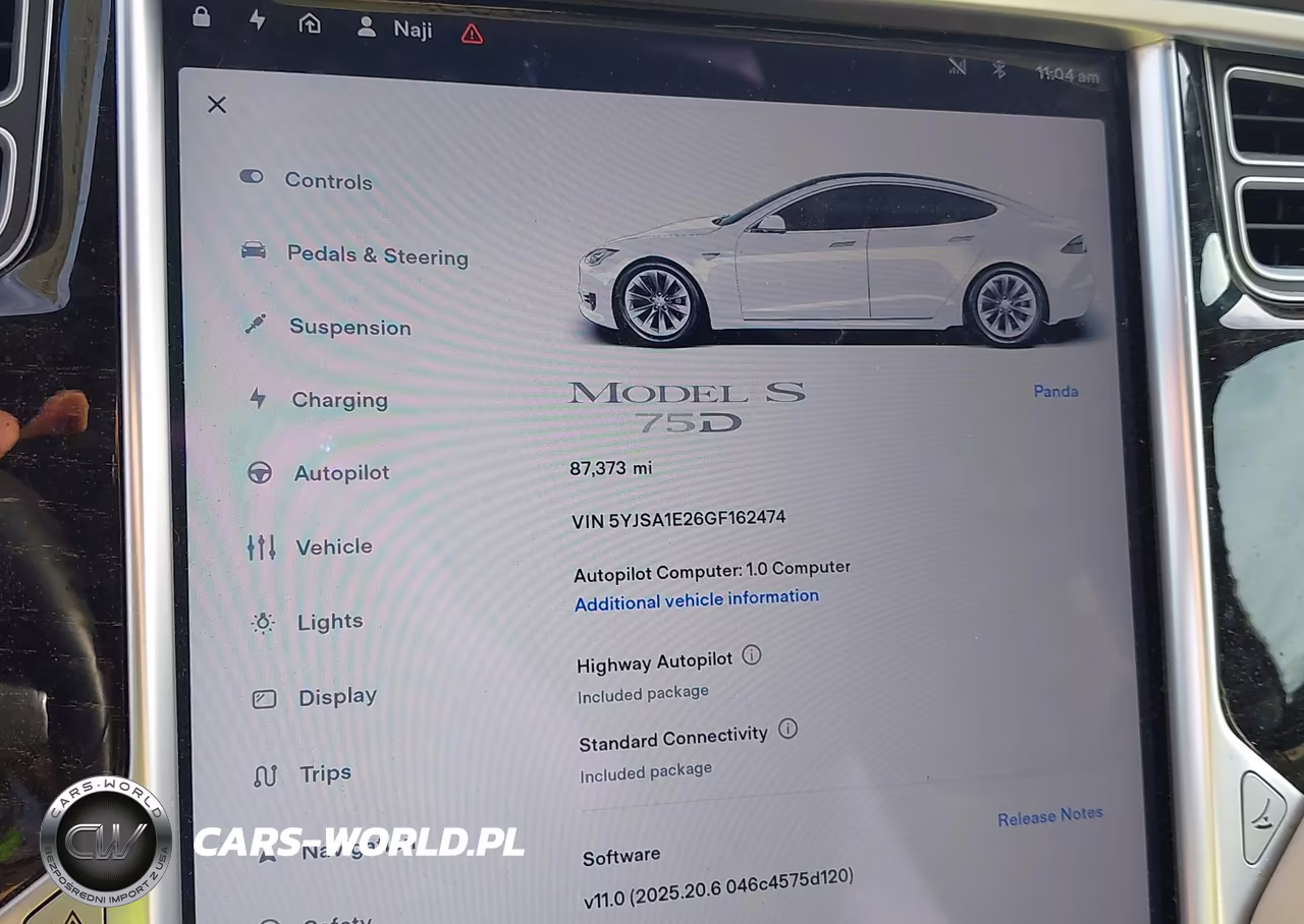 2016 Tesla Model S 60D-70D-75D-85D-90D VIN:5YJSA1E26GF162474 - 7
