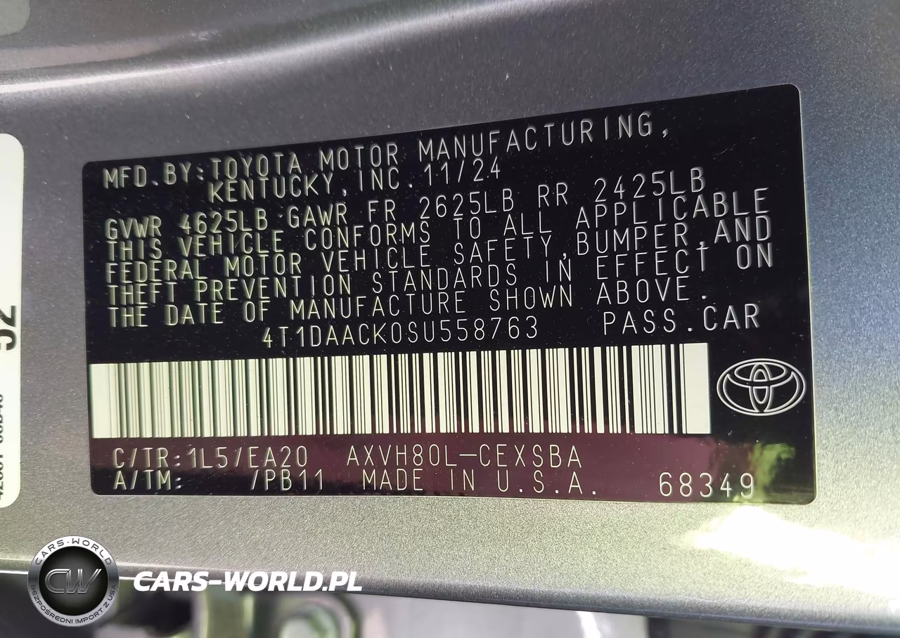 2025 Toyota Camry Se VIN:4T1DAACK0SU558763 - 9