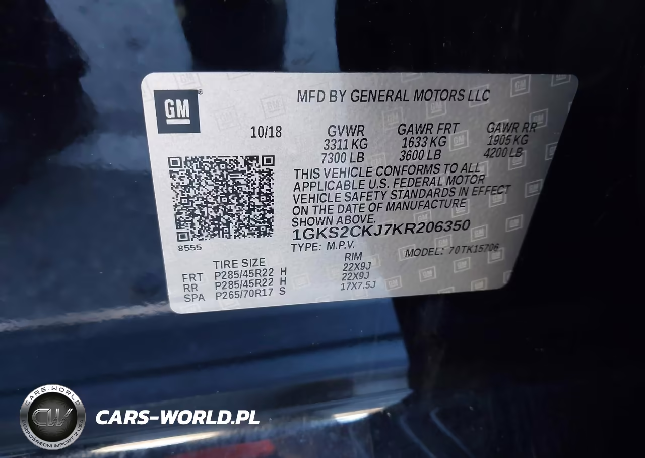 2019 GMC Yukon Denali VIN:1GKS2CKJ7KR206350 - 9