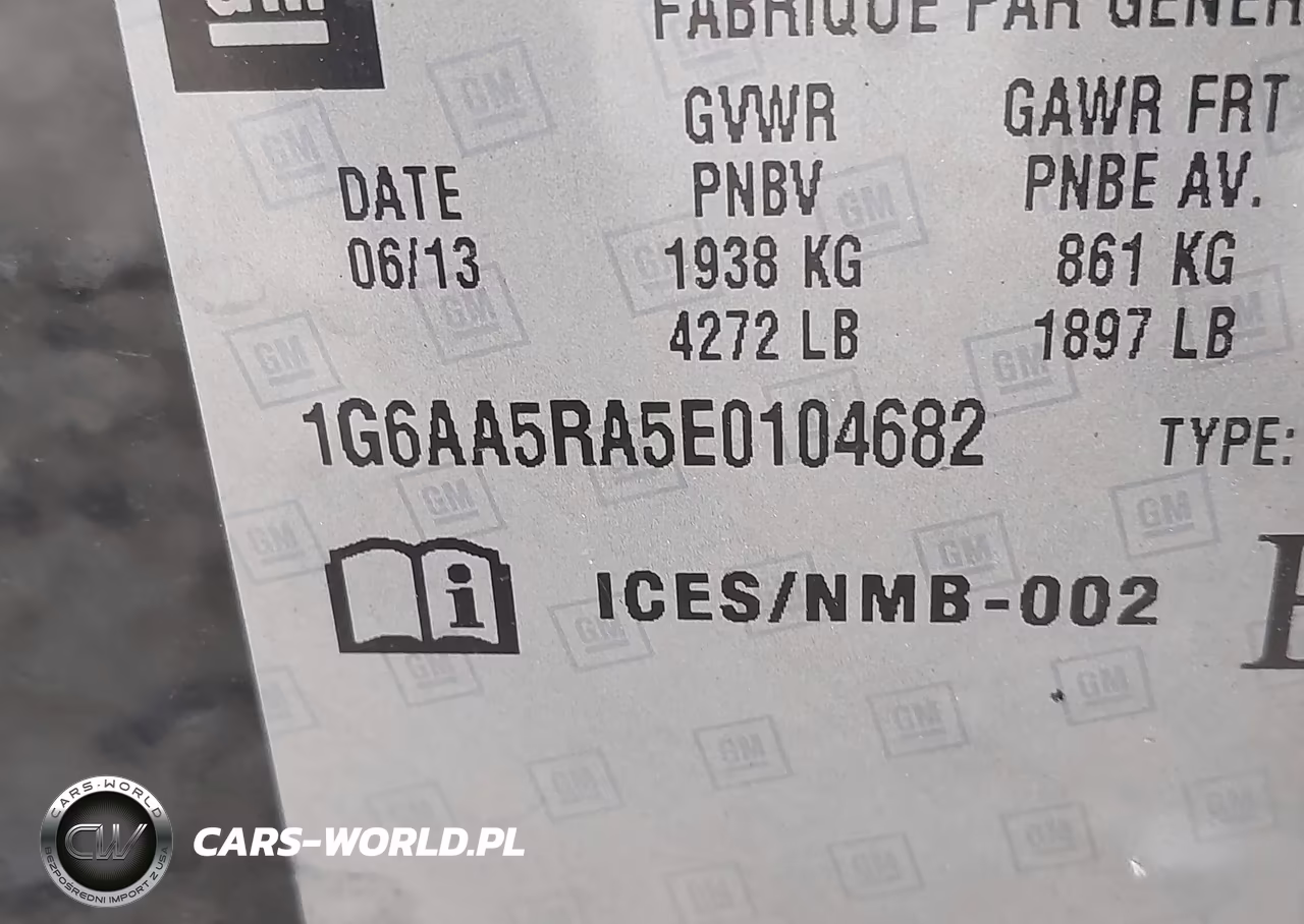 2014 Cadillac Ats Standard VIN:1G6AA5RA5E0104682 - 9