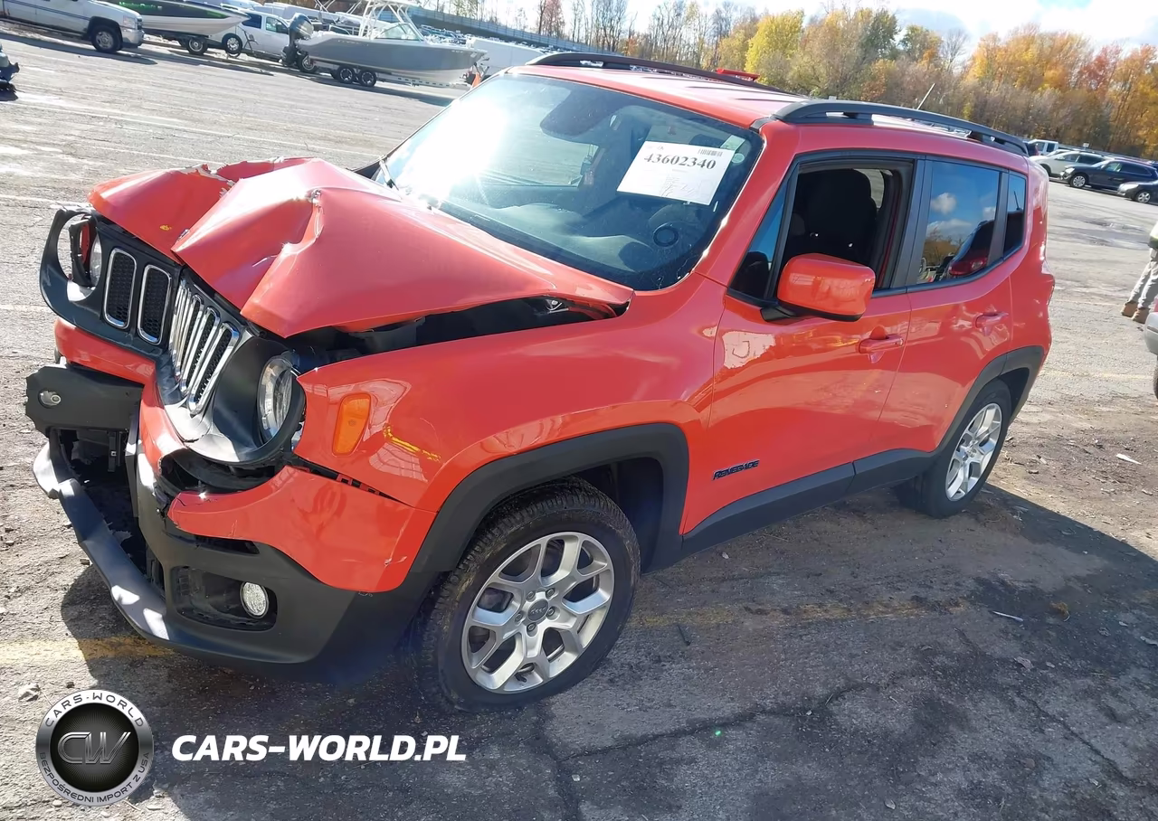 2017 Jeep Renegade Latitude Fwd VIN:ZACCJABB8HPE41976 - 2
