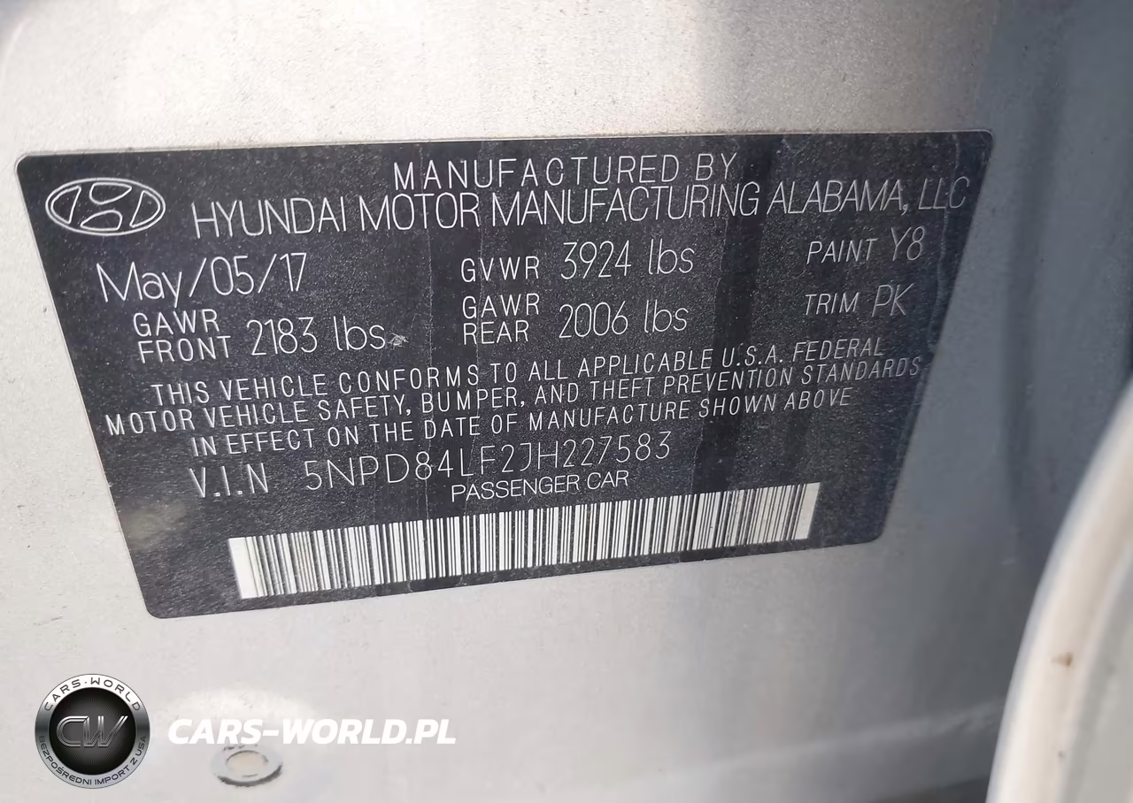 2018 Hyundai Elantra Sel VIN:5NPD84LF2JH227583 - 9