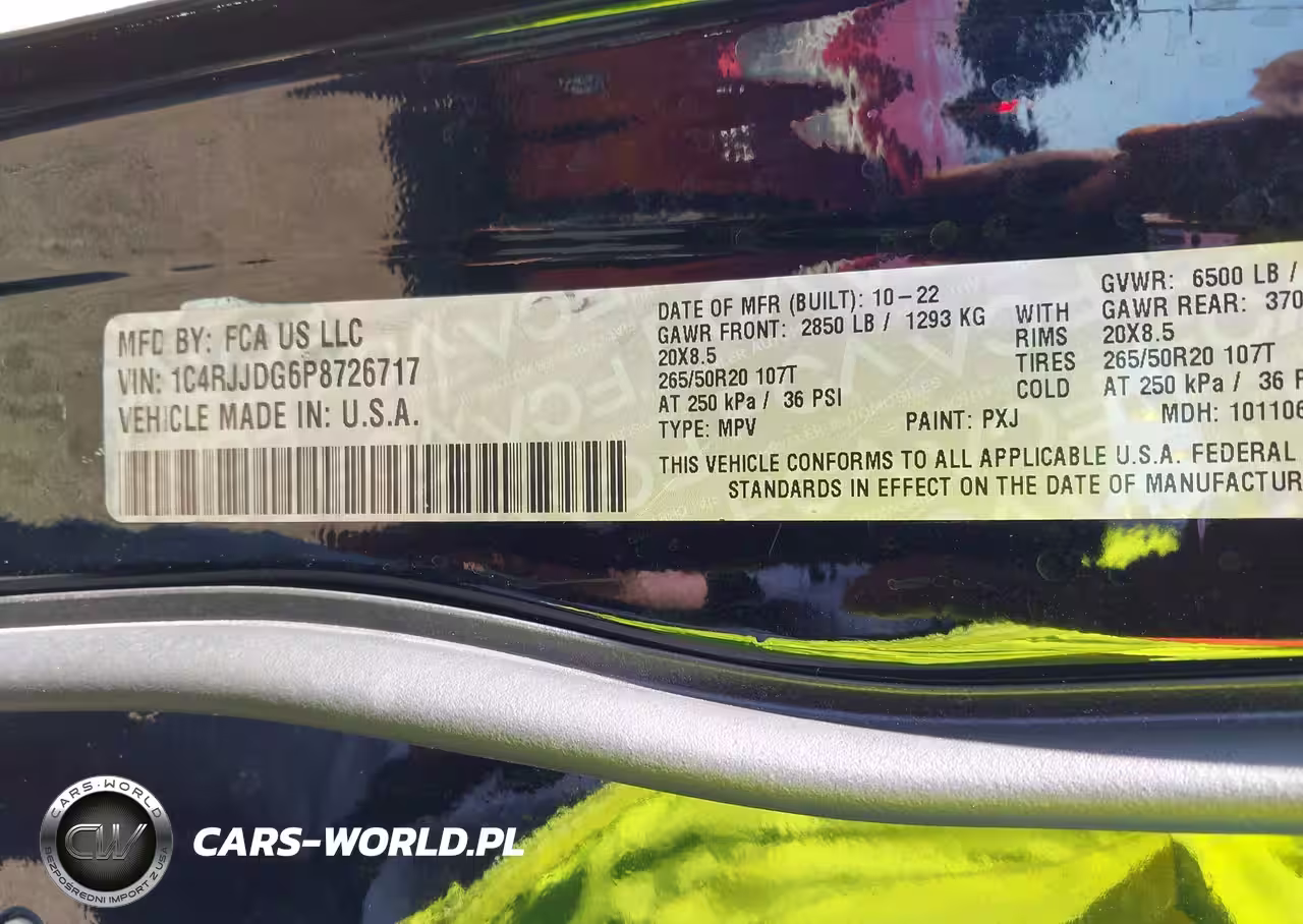 2023 Jeep Grand Cherokee L Overland 4X2 VIN:1C4RJJDG6P8726717 - 9