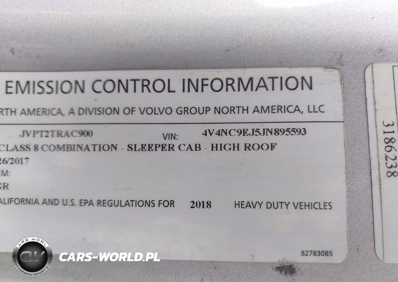 2018 Volvo Vnl VIN:4V4NC9EJ5JN895593 - 9