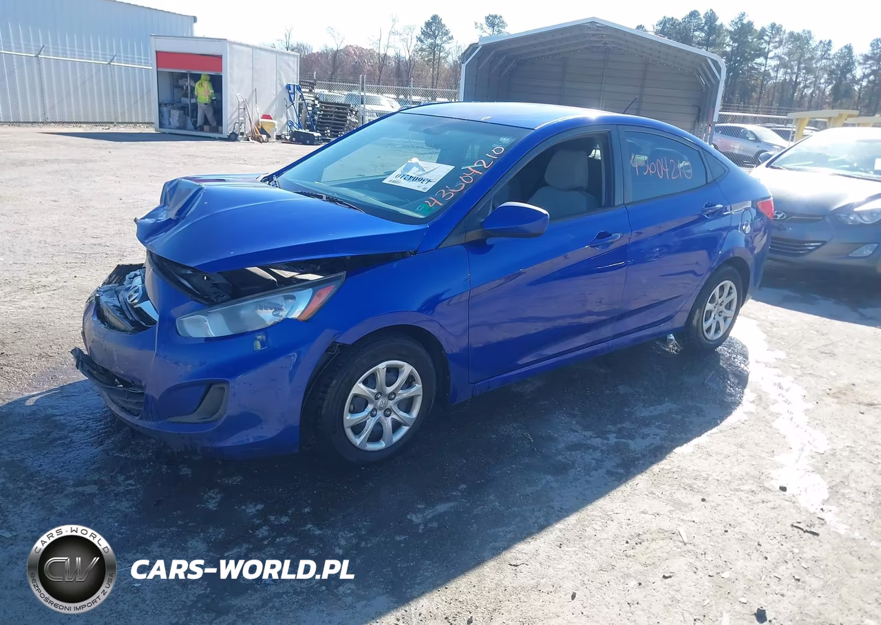 2014 Hyundai Accent Gls VIN:KMHCT4AE4EU612025 - 2