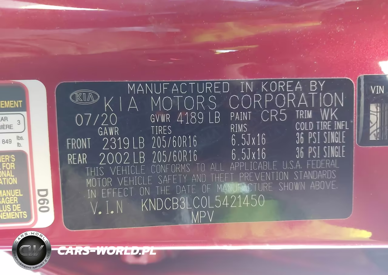 2020 Kia Niro Lxs VIN:KNDCB3LC0L5421450 - 9