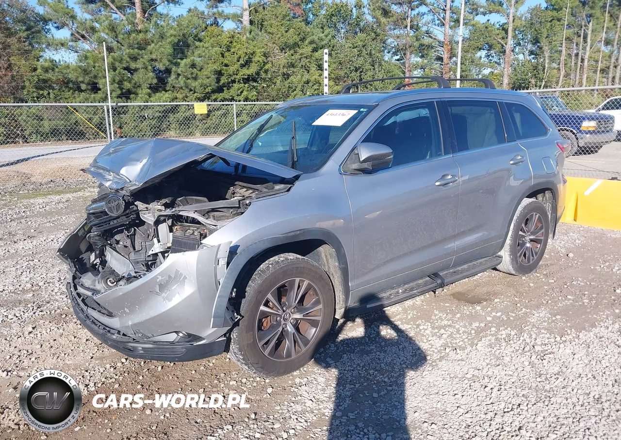2016 Toyota Highlander Xle VIN:5TDKKRFH8GS506428 - 2