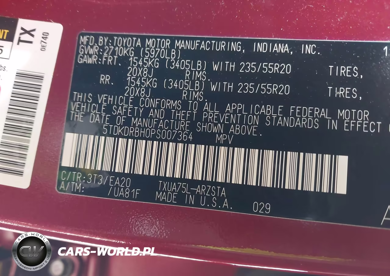 2023 Toyota Highlander Xse VIN:5TDKDRBH0PS007364 - 9