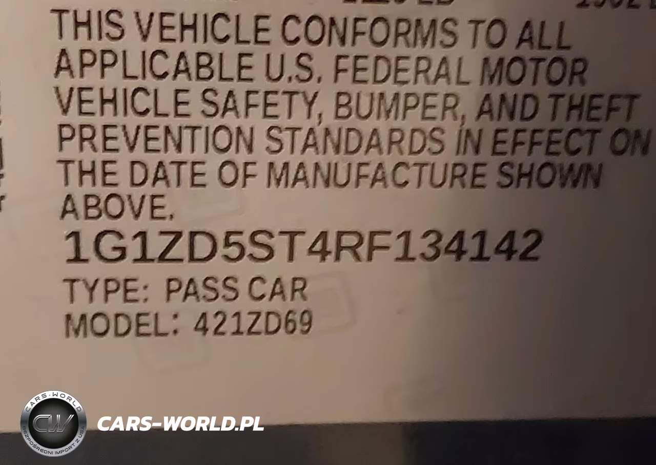2024 Chevrolet Malibu Fwd 1Lt VIN:1G1ZD5ST4RF134142 - 9