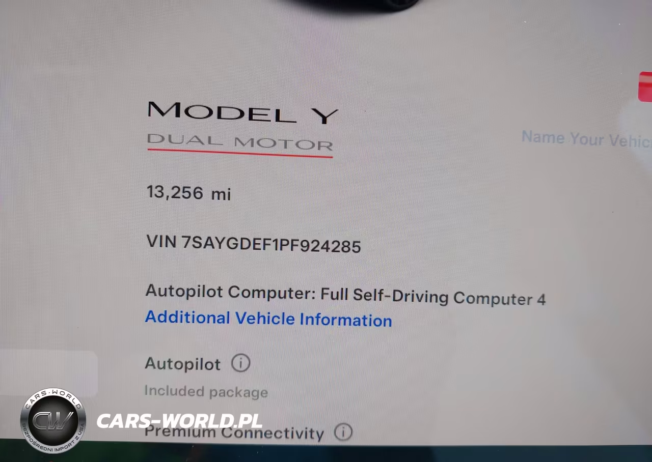 2023 Tesla Model Y Performance Dual Motor All-Wheel Drive VIN:7SAYGDEF1PF924285 - 15