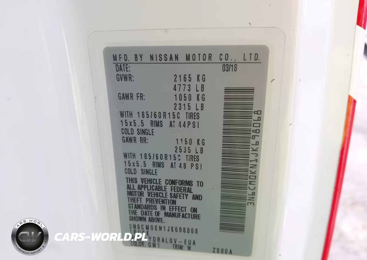 2018 Nissan Nv200 Sv VIN:3N6CM0KN1JK698068 - 9