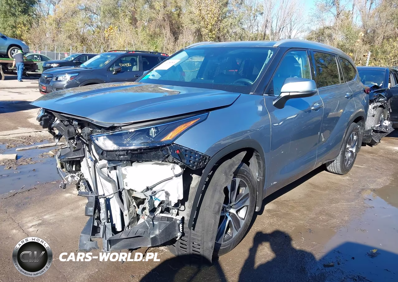 2022 Toyota Highlander Hybrid Xle VIN:5TDHBRCH4NS091734 - 2