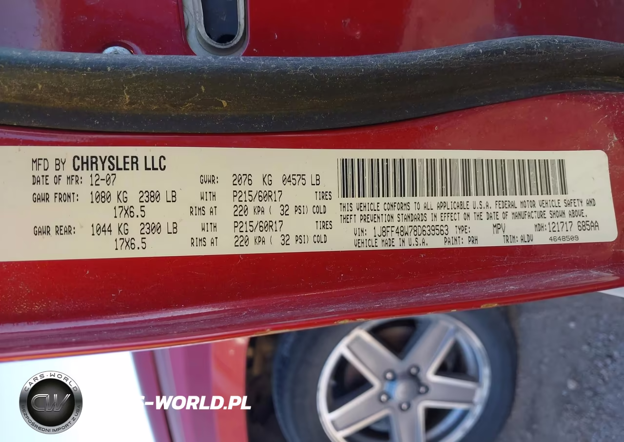 2008 Jeep Patriot Limited VIN:1J8FF48W78D639563 - 9