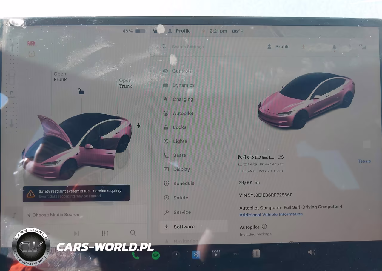 2024 Tesla Model 3 Long Range Dual Motor All-Wheel Drive VIN:5YJ3E1EB6RF728869 - 18