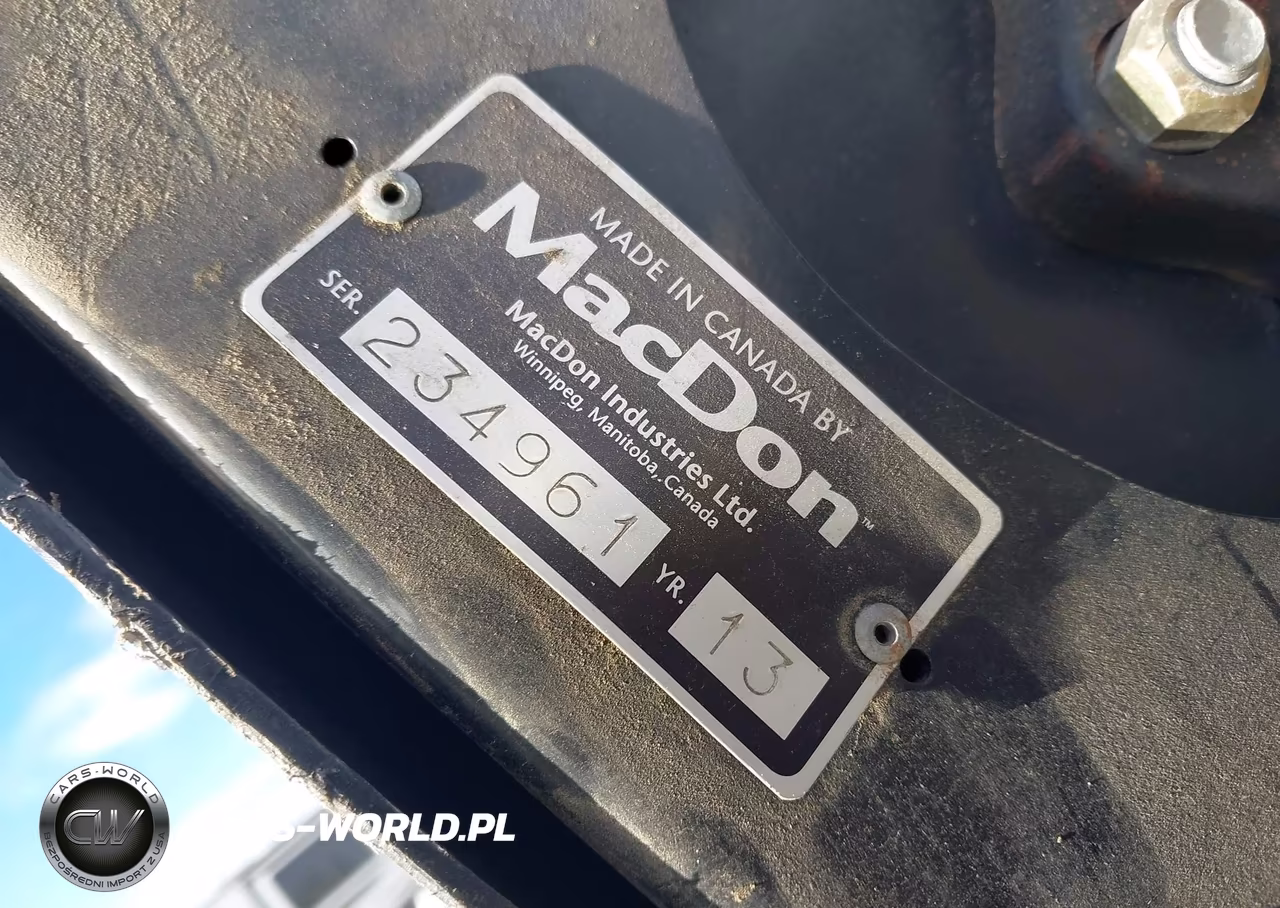 2013 Mac Don Combine Header VIN:234961 - 9