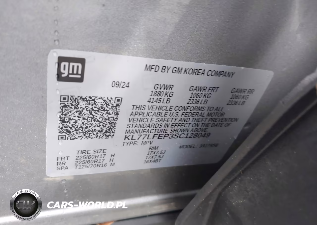 2025 Chevrolet Trax Fwd Ls VIN:KL77LFEP3SC128049 - 12