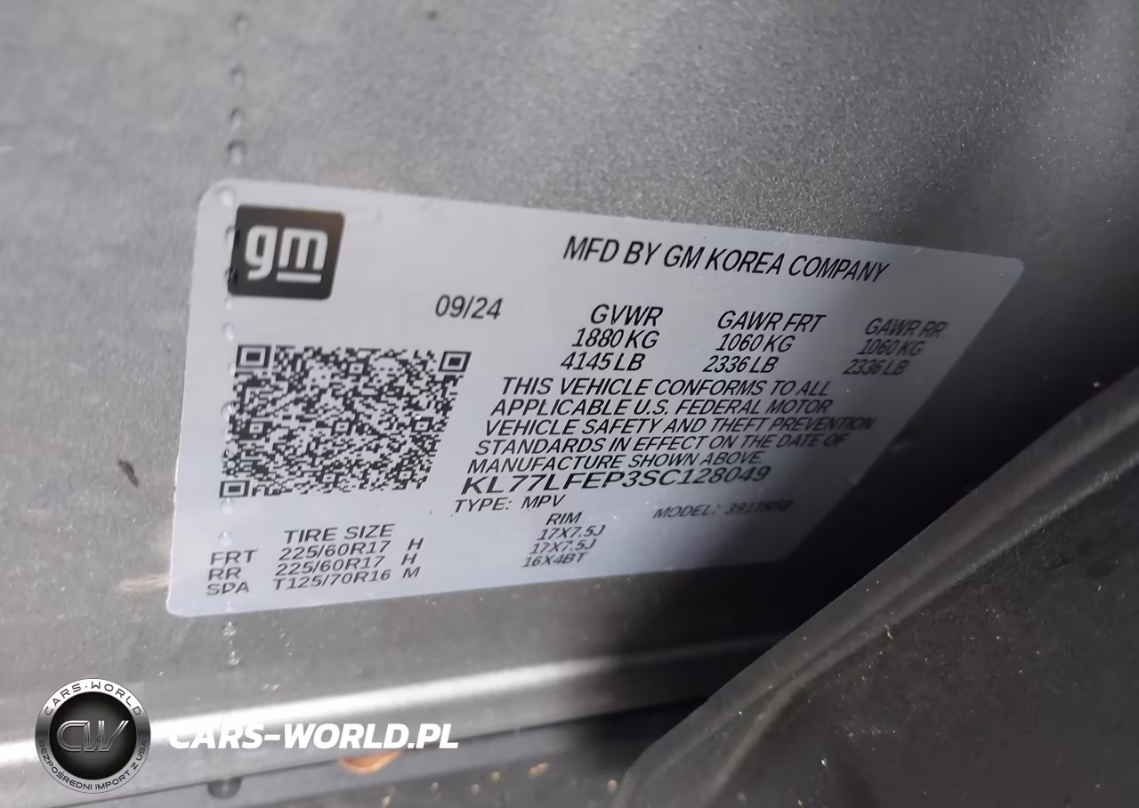 2025 Chevrolet Trax Fwd Ls VIN:KL77LFEP3SC128049 - 9