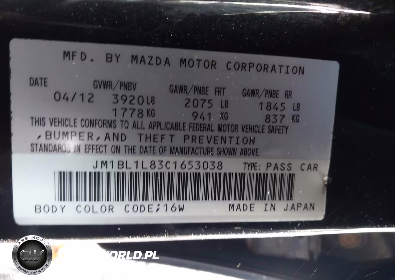 2012 Mazda Mazda3 I Touring VIN:JM1BL1L83C1653038 - 9