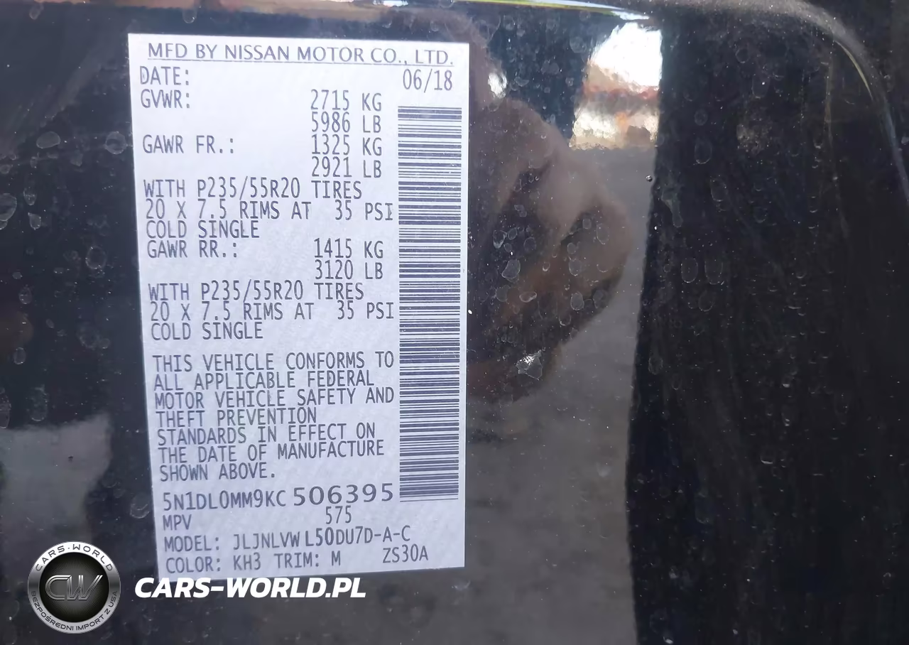 2019 Infiniti Qx60 Luxe VIN:5N1DL0MM9KC506395 - 9