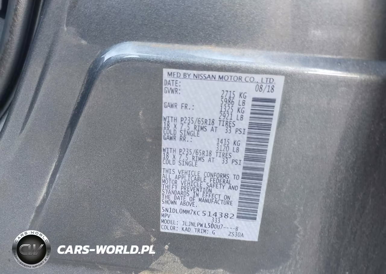2019 Infiniti Qx60 Pure VIN:5N1DL0MM7KC514382 - 9