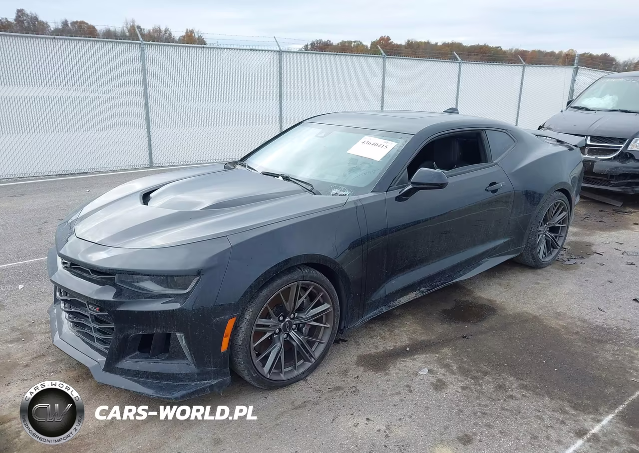 2022 Chevrolet Camaro Rwd Zl1 VIN:1G1FJ1R66N0103833 - 2