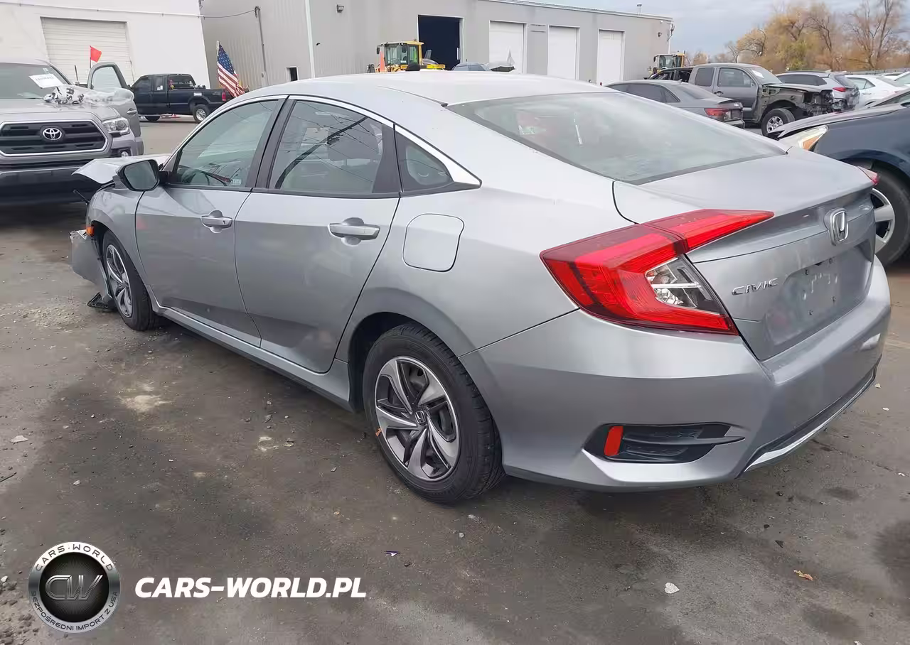 2019 Honda Civic Lx VIN:19XFC2F64KE008539 - 3