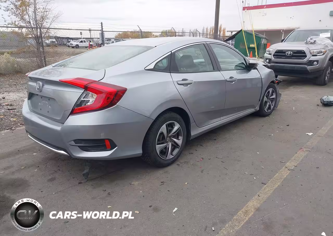 2019 Honda Civic Lx VIN:19XFC2F64KE008539 - 4