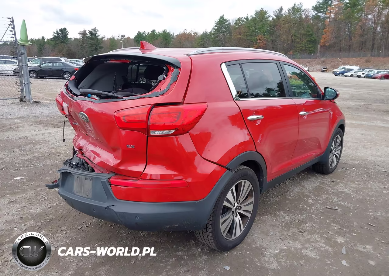 2014 Kia Sportage Ex VIN:KNDPCCAC0E7614643 - 4