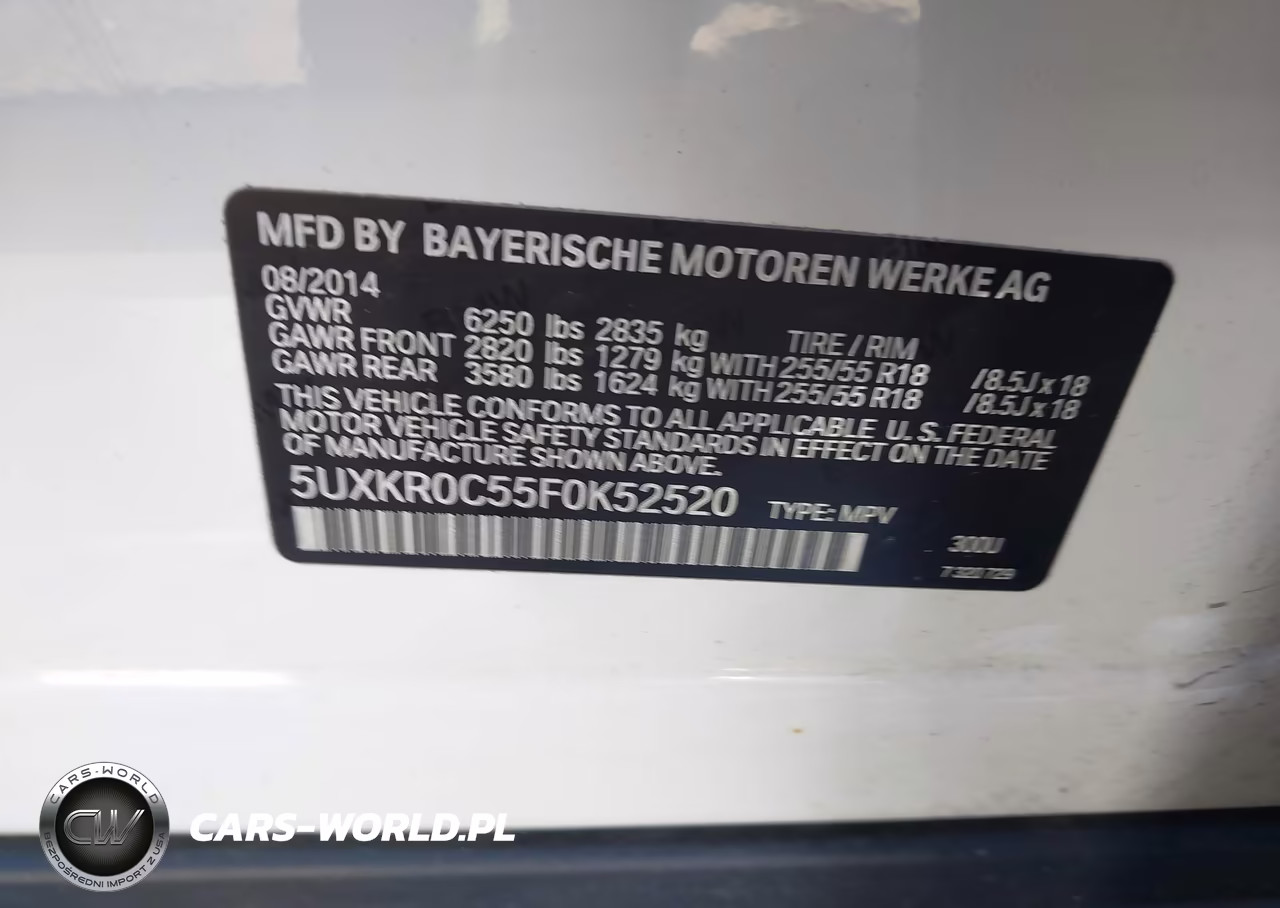 2015 BMW X5 xDrive35I VIN:5UXKR0C55F0K52520 - 9