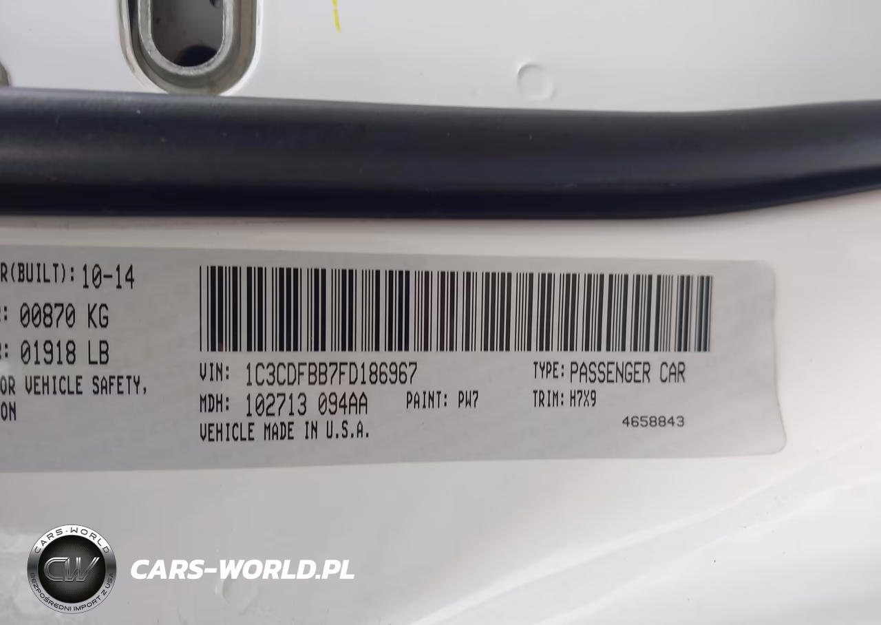 2015 Dodge Dart Sxt VIN:1C3CDFBB7FD186967 - 9