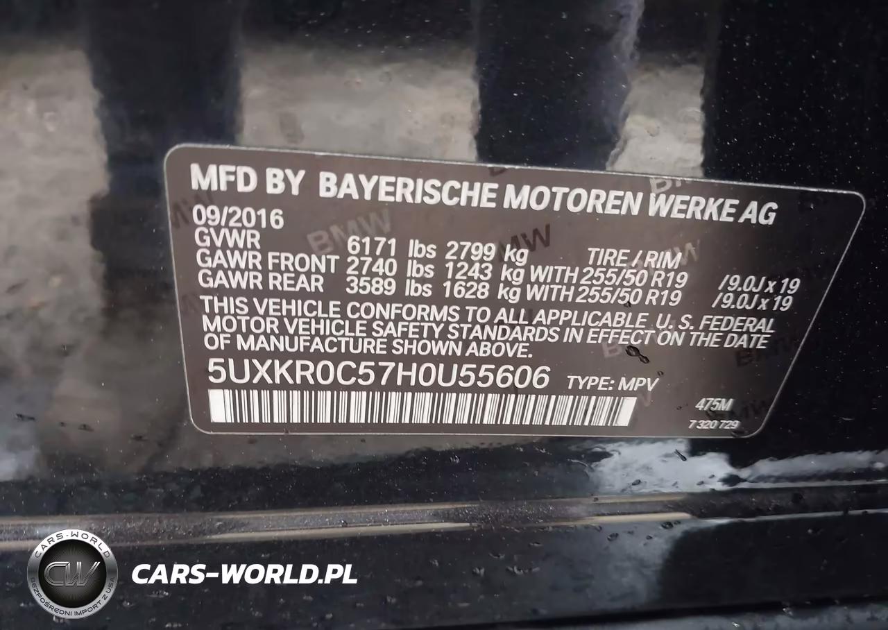 2017 BMW X5 xDrive35I VIN:5UXKR0C57H0U55606 - 9