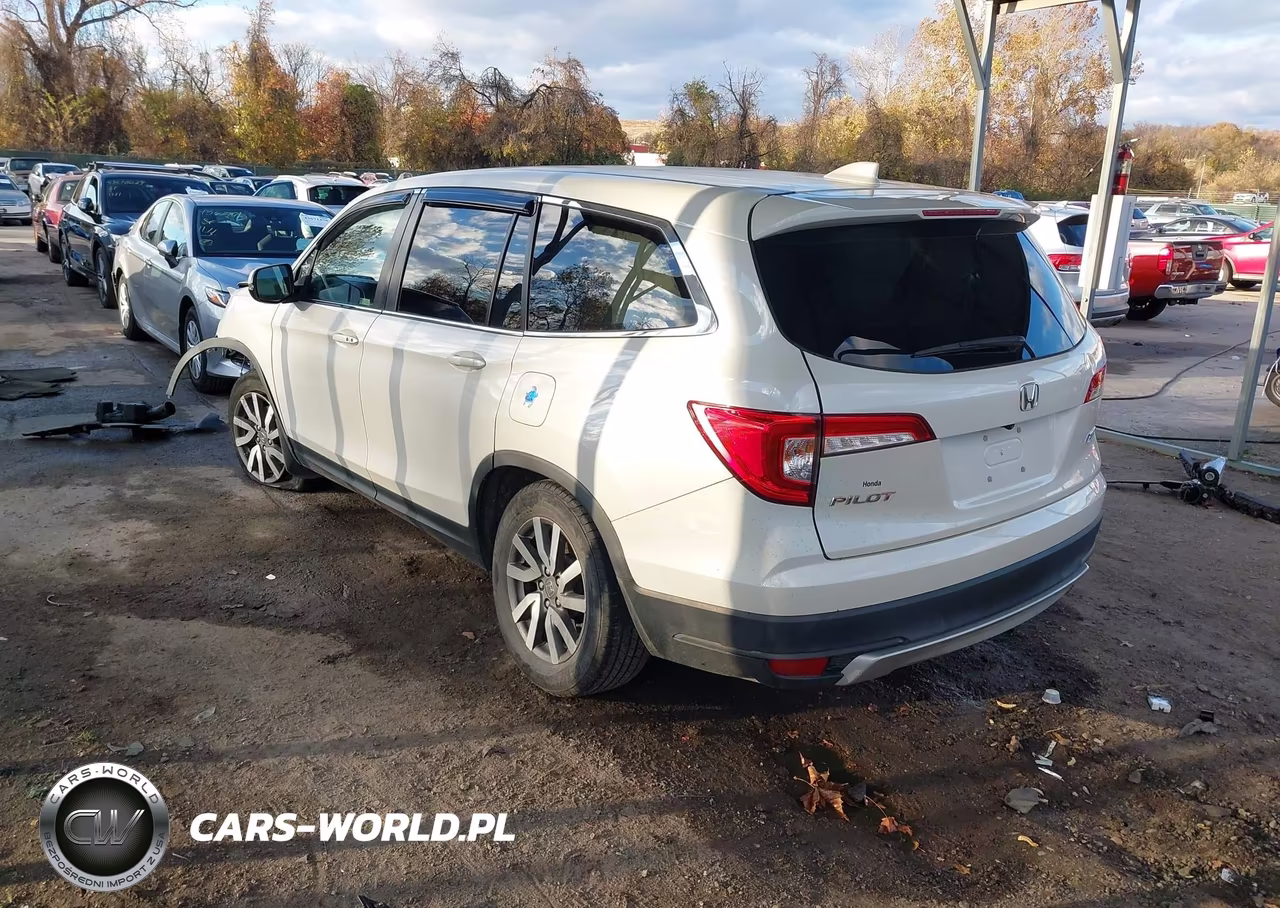 2019 Honda Pilot Ex-L VIN:5FNYF6H50KB039020 - 3