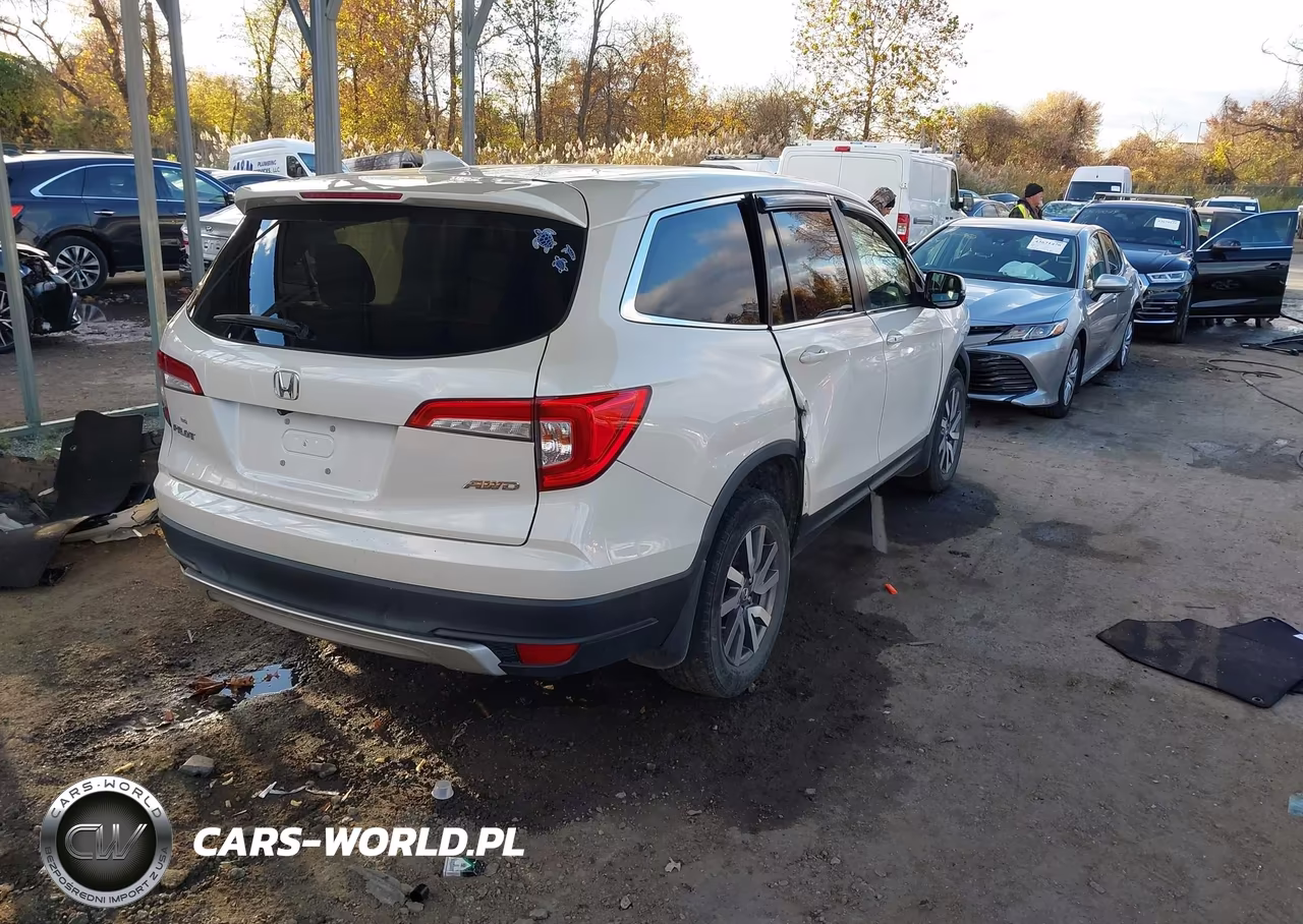 2019 Honda Pilot Ex-L VIN:5FNYF6H50KB039020 - 4