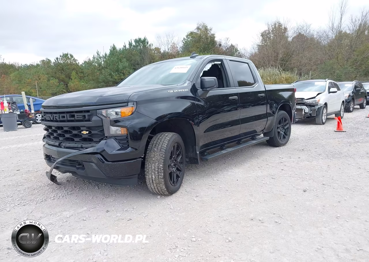 2023 Chevrolet Silverado 1500 2Wd Short Bed Custom VIN:1GCPABEKXPZ277388 - 2