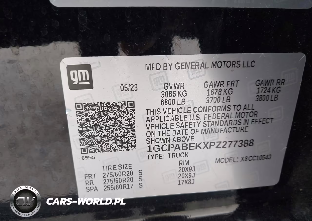 2023 Chevrolet Silverado 1500 2Wd Short Bed Custom VIN:1GCPABEKXPZ277388 - 9