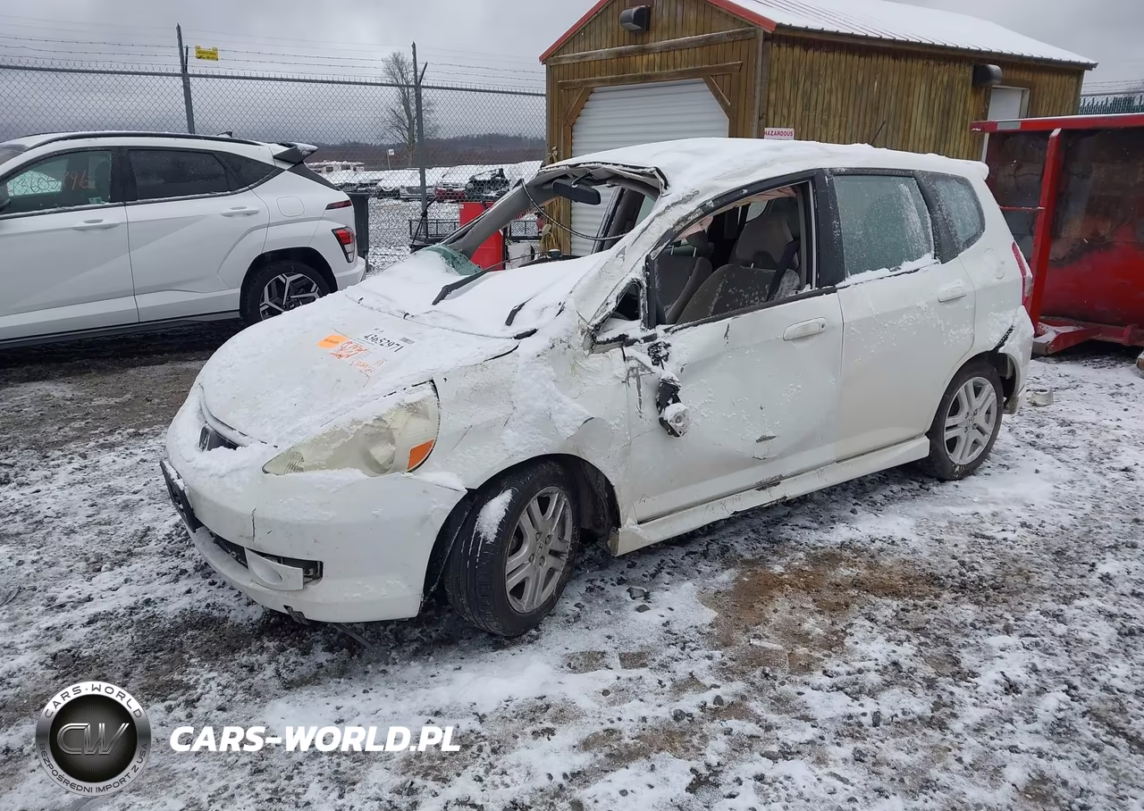 2007 Honda Fit Sport VIN:JHMGD38677S032101 - 2