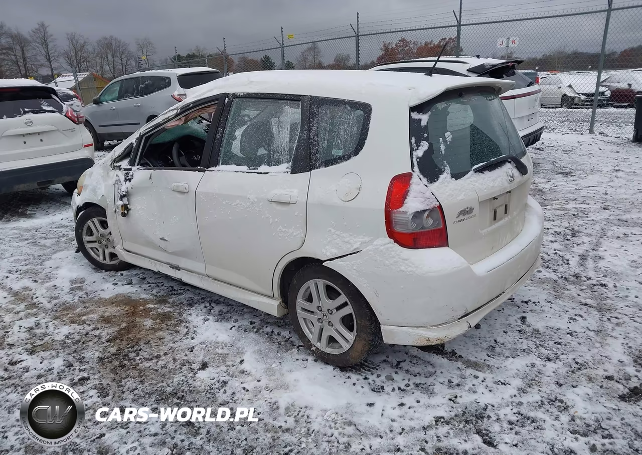 2007 Honda Fit Sport VIN:JHMGD38677S032101 - 3