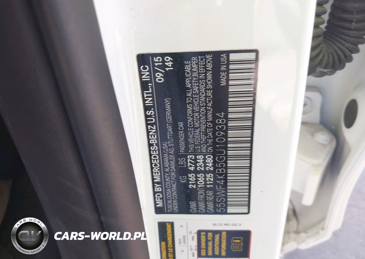 2016 Mercedes-Benz C 300 4Matic VIN:55SWF4KB5GU109384 - 9