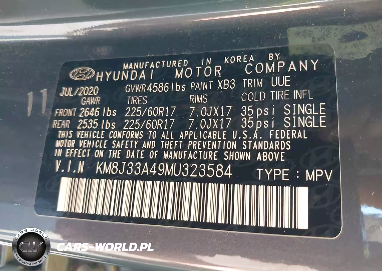 2021 Hyundai Tucson Value VIN:KM8J33A49MU323584 - 9